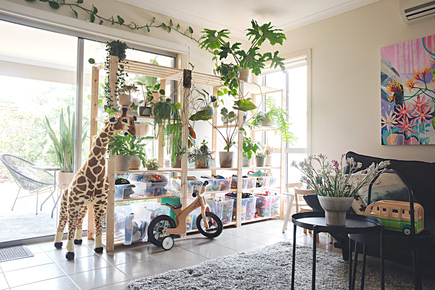 Indoor Greenhouse Plant Filled Australia Rental Home | Apartment Therapy